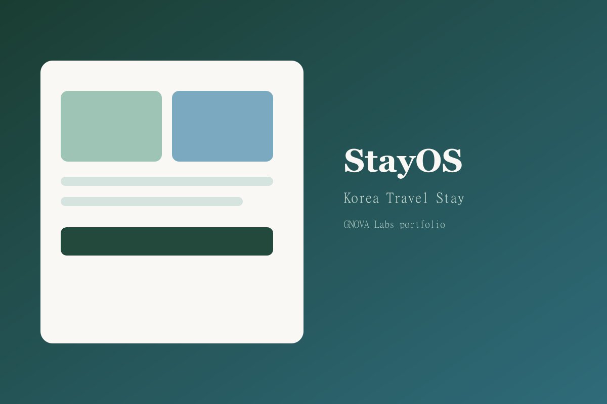 StayOS — 한국 여행·숙박 브랜드 카드